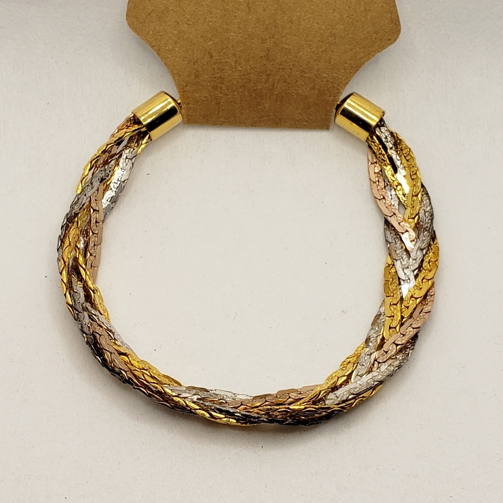 3/$10 Braided Bracelet | Gold colored